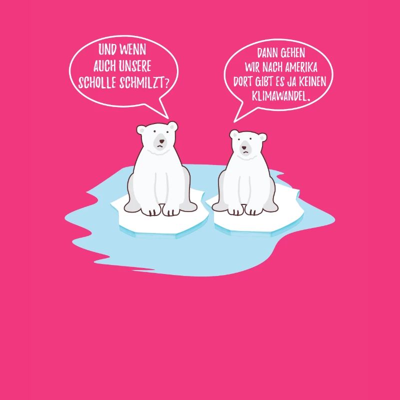 Climate Change Polar Bear Penguin Saying Melting
