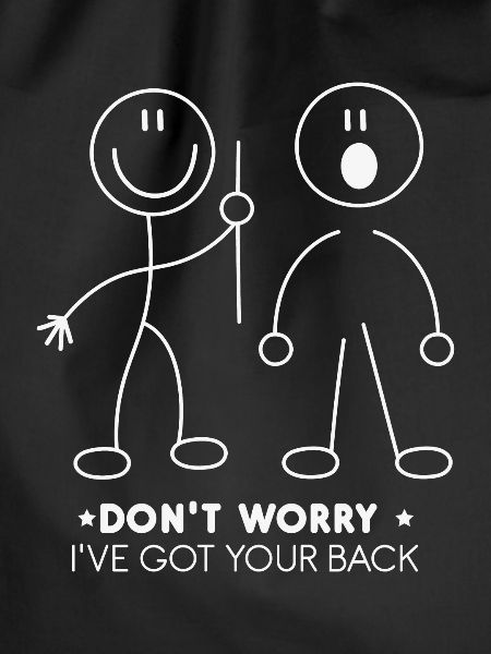 Stick figure - funny saying