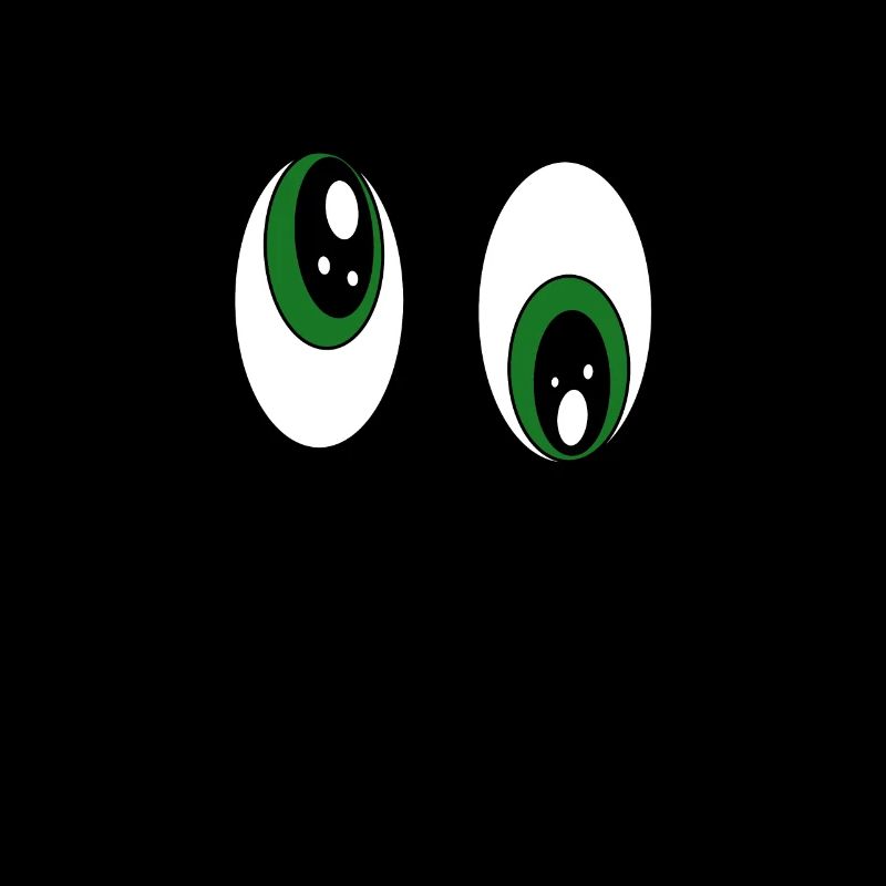 funny glowing eyes