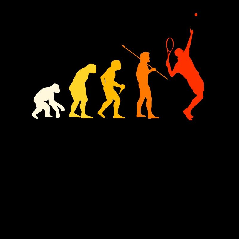 Tennis evolution tennis player gift