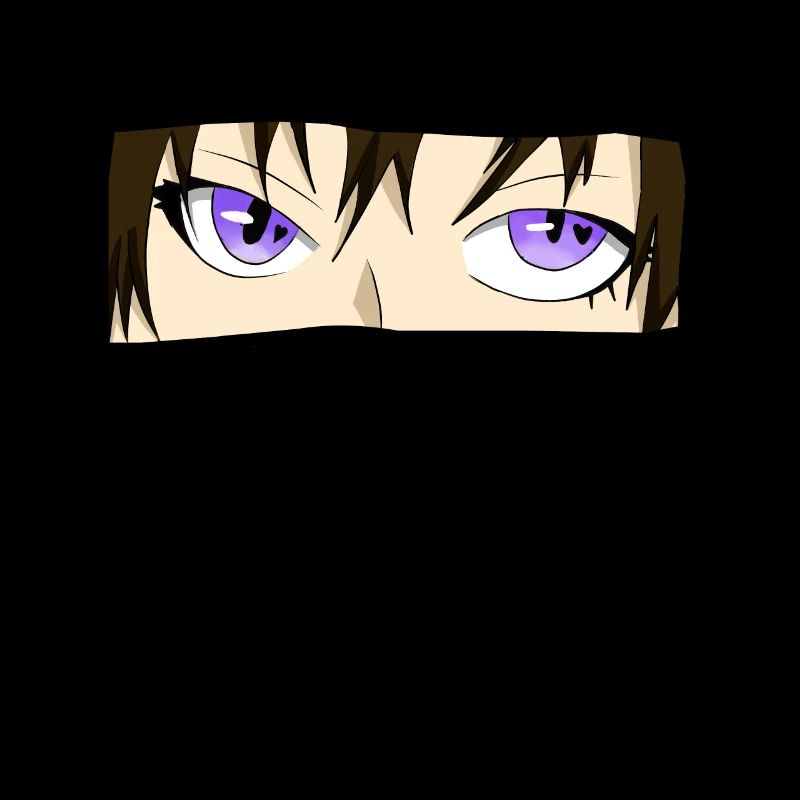 Anime Eyes Hand Drawn