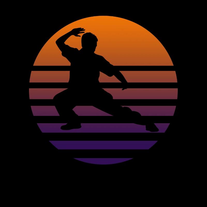 Tai Chi silhouette