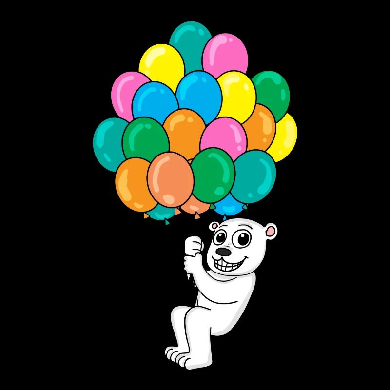 Polar bear balloon