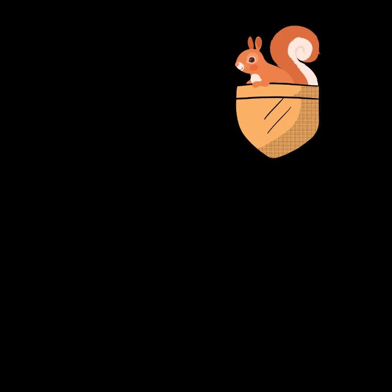 Eichhörnchen Brusttasche