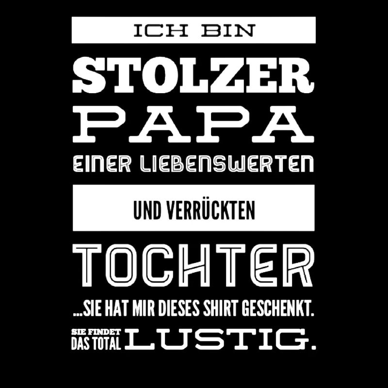 Stolzer Papa | Papa & Tochter Geschenkidee