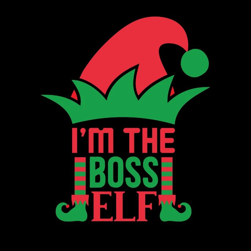 Ich bin der Boss-Elf Weihnachtszeit