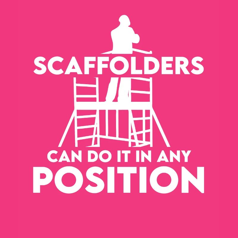 Funny scaffolding construction design