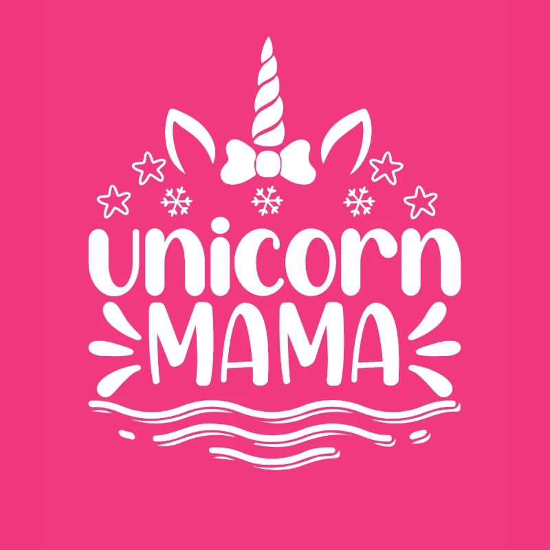 Licorne Einhorn Mama