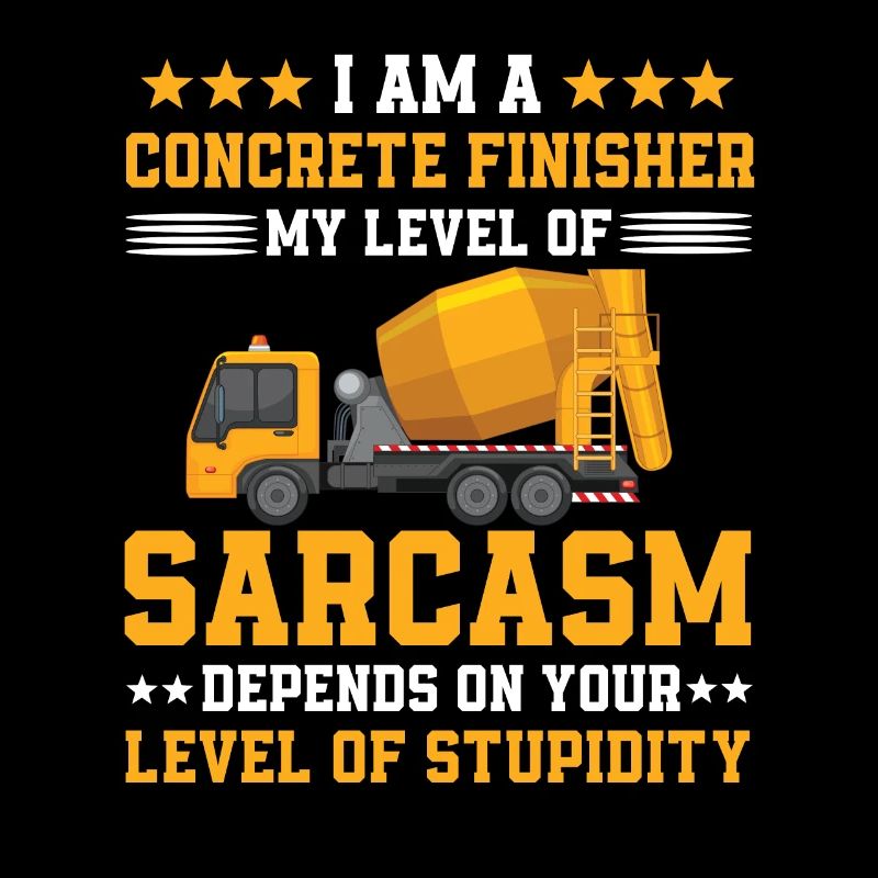 Sarcastic concrete paver saying