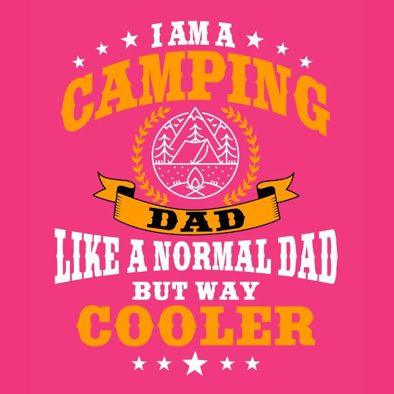Fun camping daddy for men