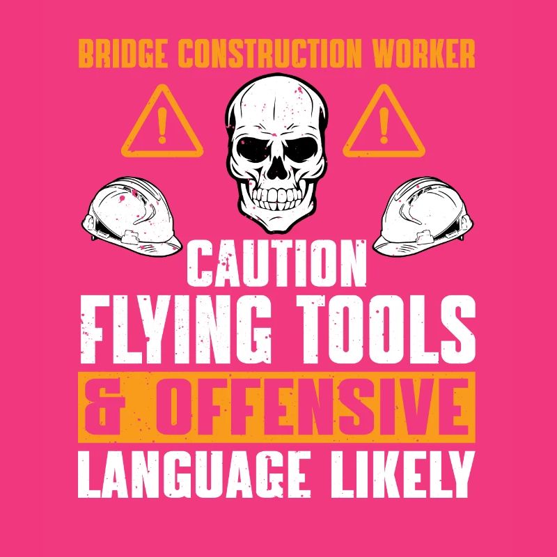 Bridge construction workers