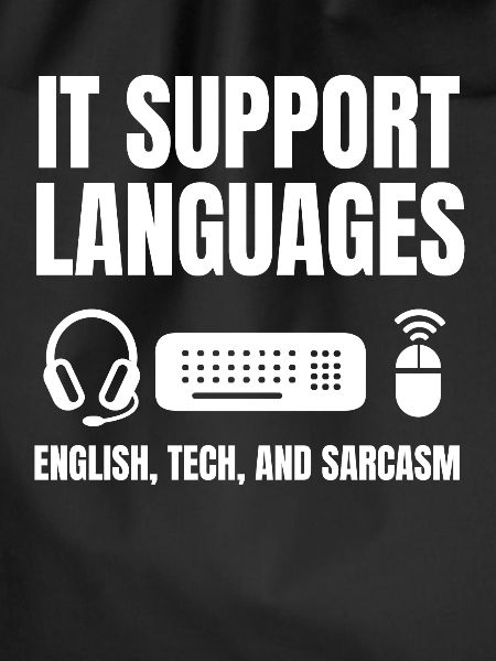 Sarkastisches IT Support Outfit