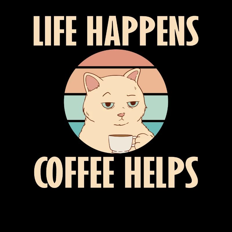 La vie arrive, le café aide les