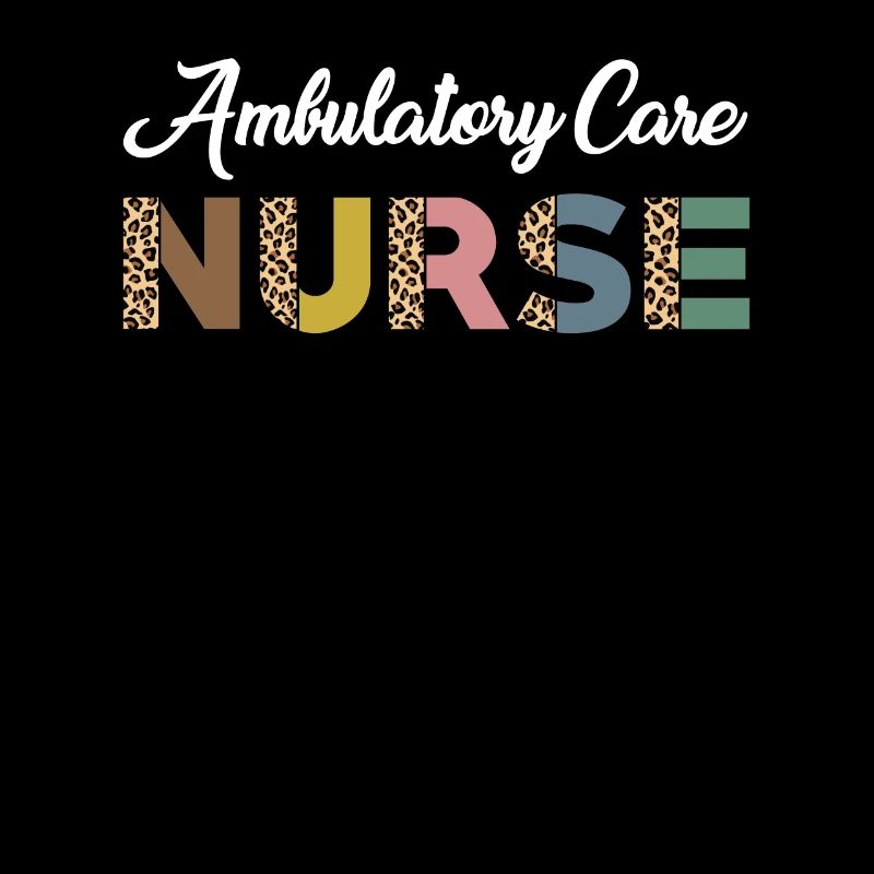 Ambulatory Nurse Leopard Print