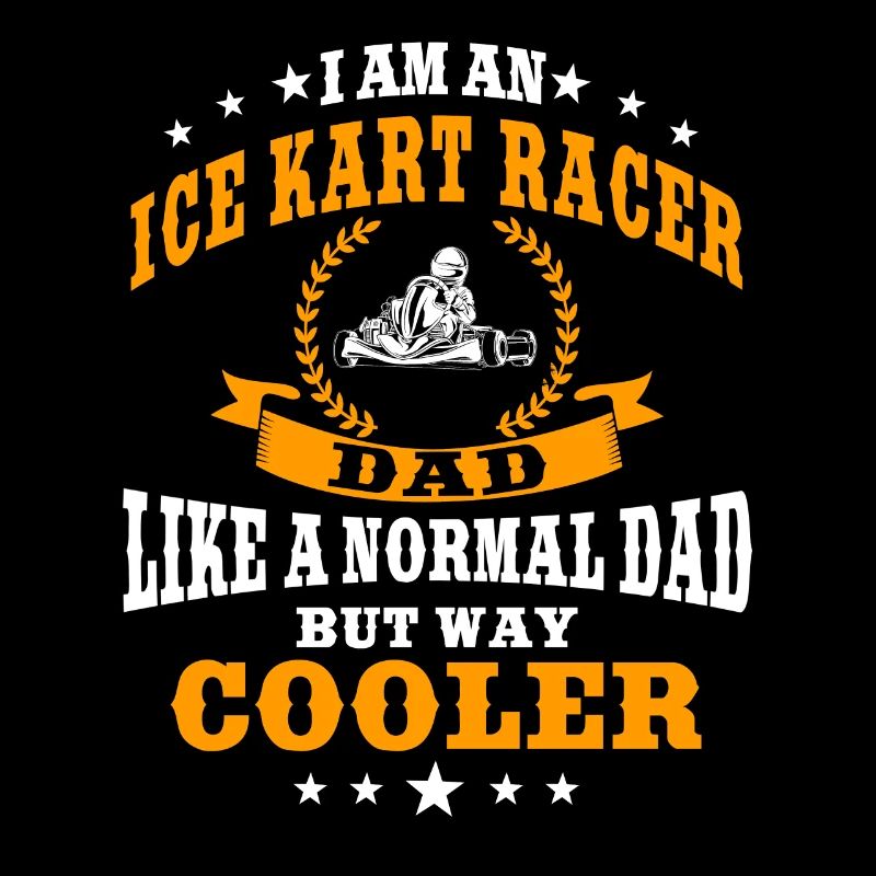 Eiskart Rennfahrer Papa