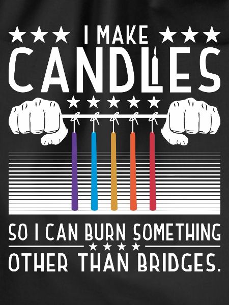 I make candles