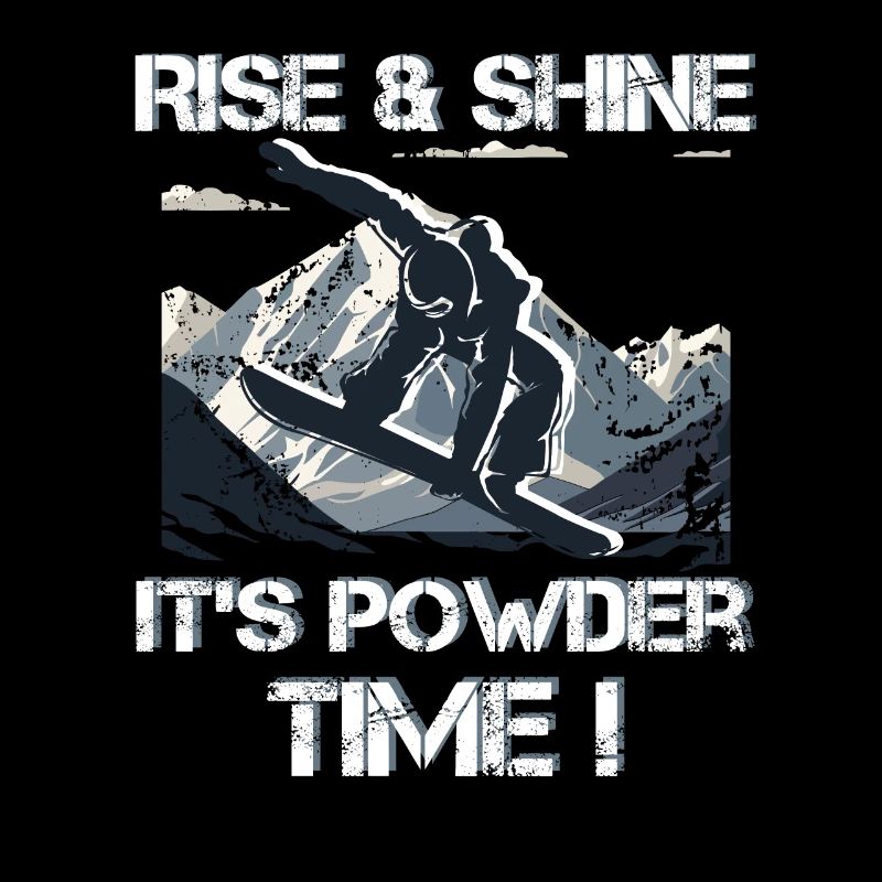 Snowboard Powder time