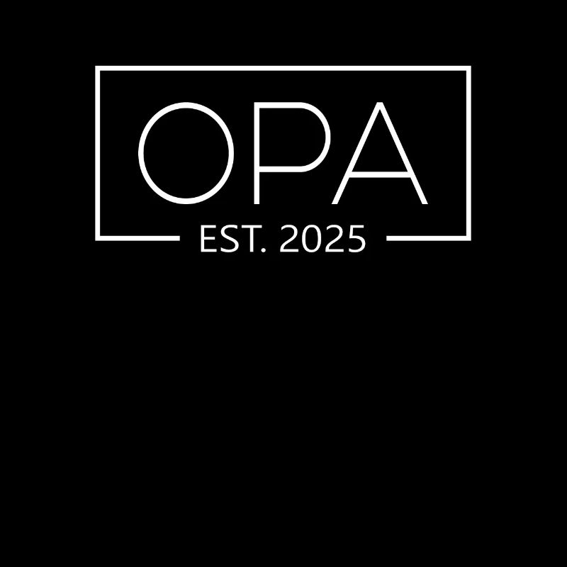 Opa est. 2025 Großvater 2025 Werdender Opa 2025