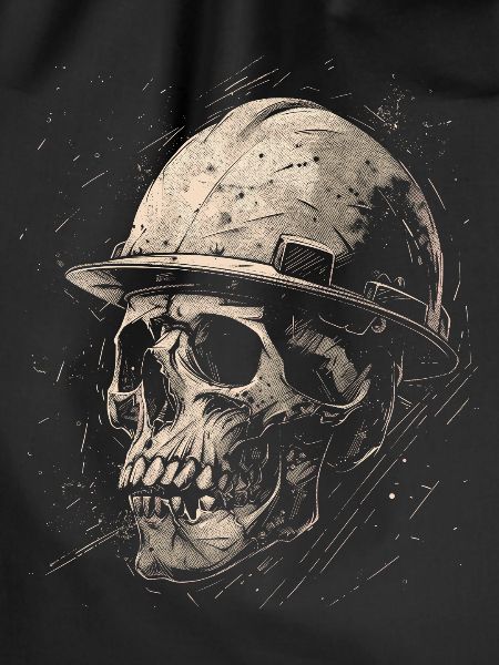 Skull Construction Worker