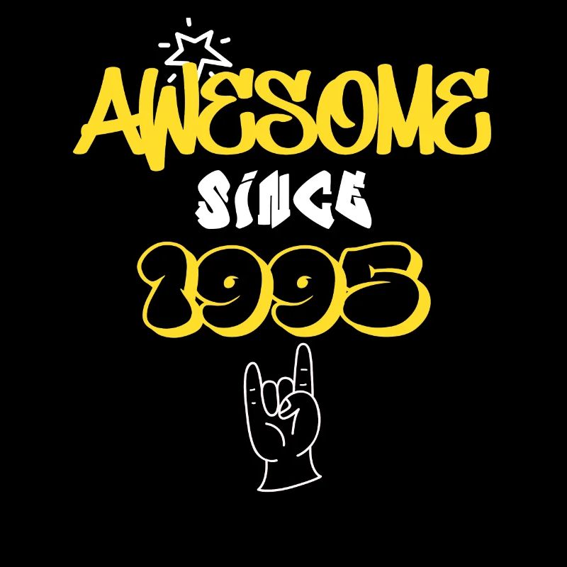 Awesome since 1995 graffiti style