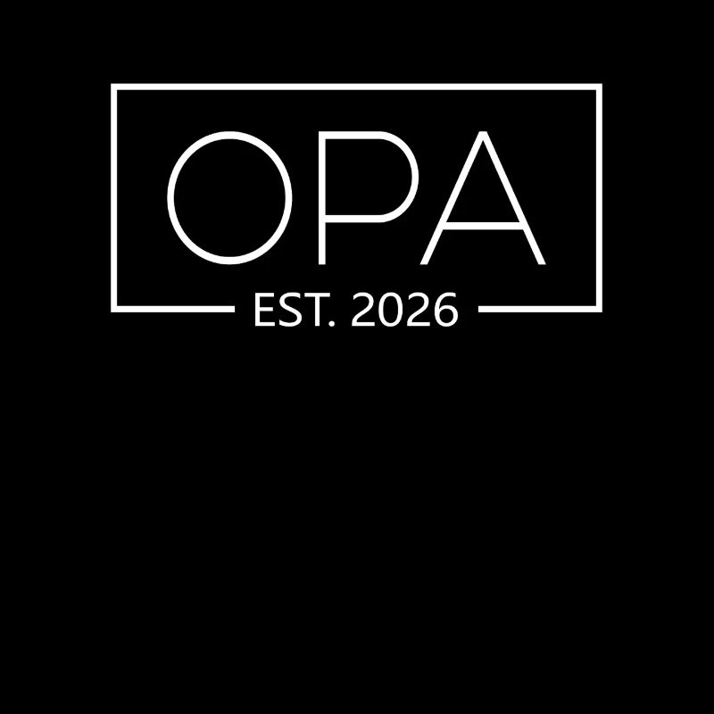 Opa est. 2026 Werdender Opa 2026