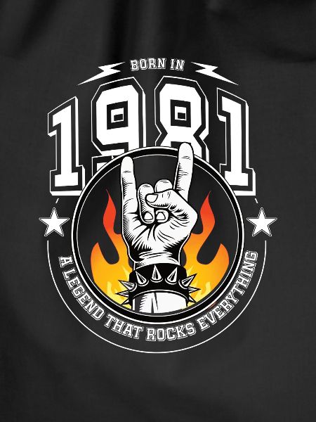 1981 Birthday, rocks everything