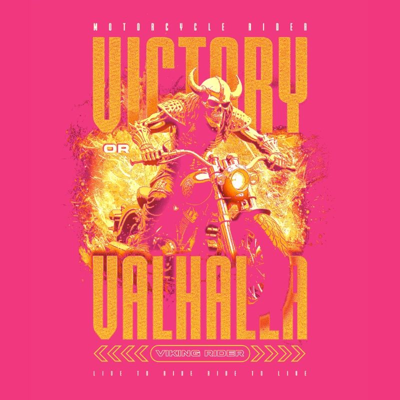Motorrad Nordische Wikinger Sieg Oder Walhalla