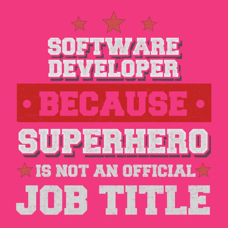 Software Developer Superhero Shirt