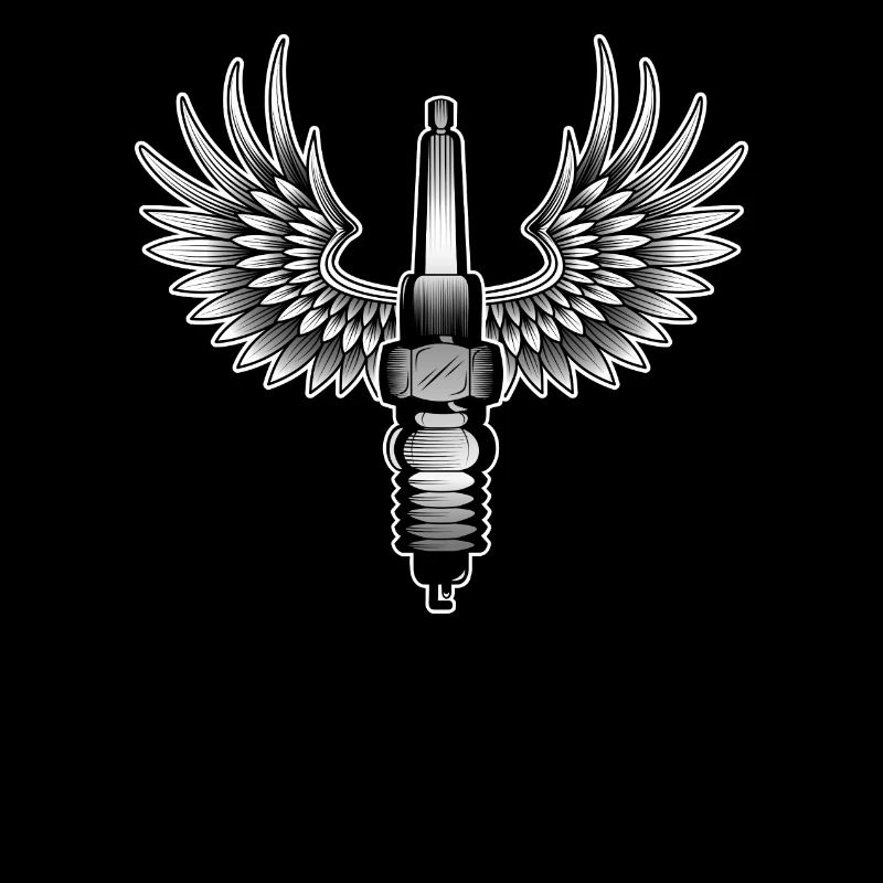 Biker motorcycle spark plug