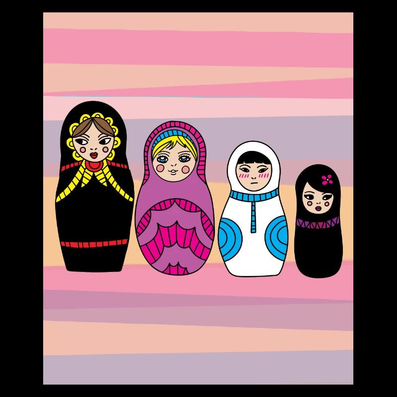 Babushka Russian wooden dolls