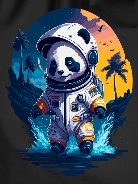 Cute Panda Astronaut