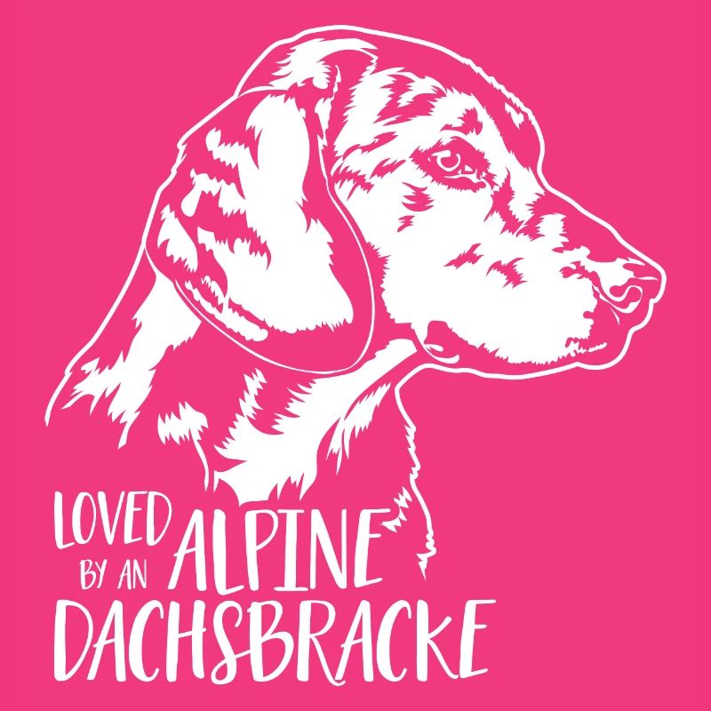 Loved by ALPINE DACHSBRACKE Hundespruch Wilsigns