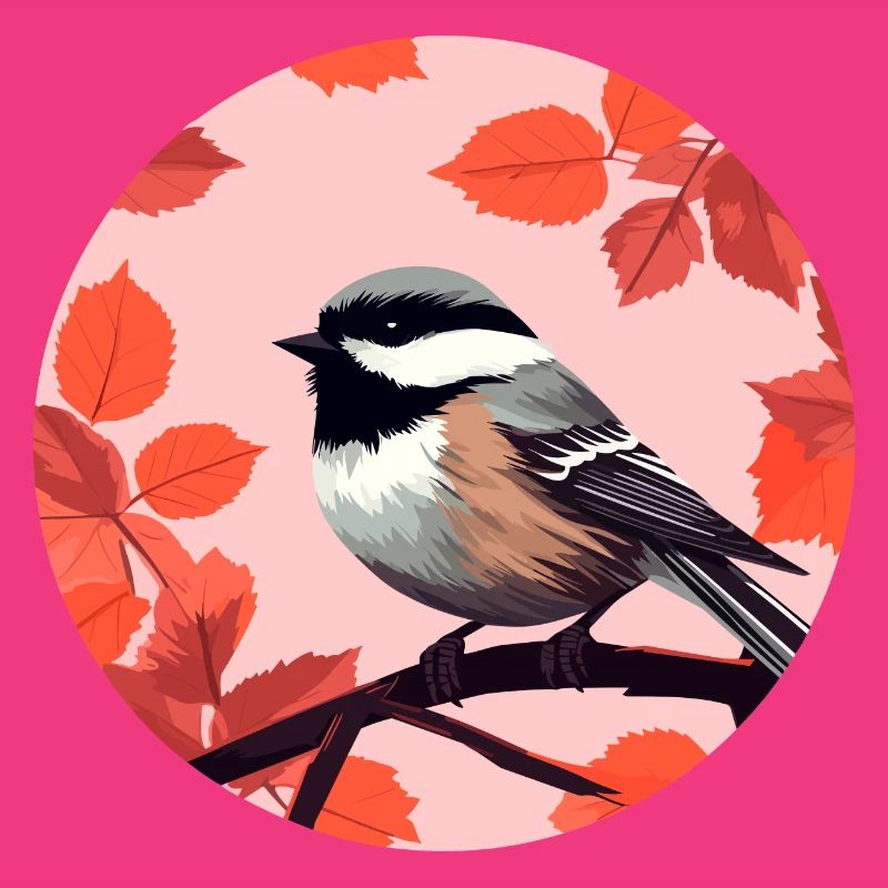Chickadee bird
