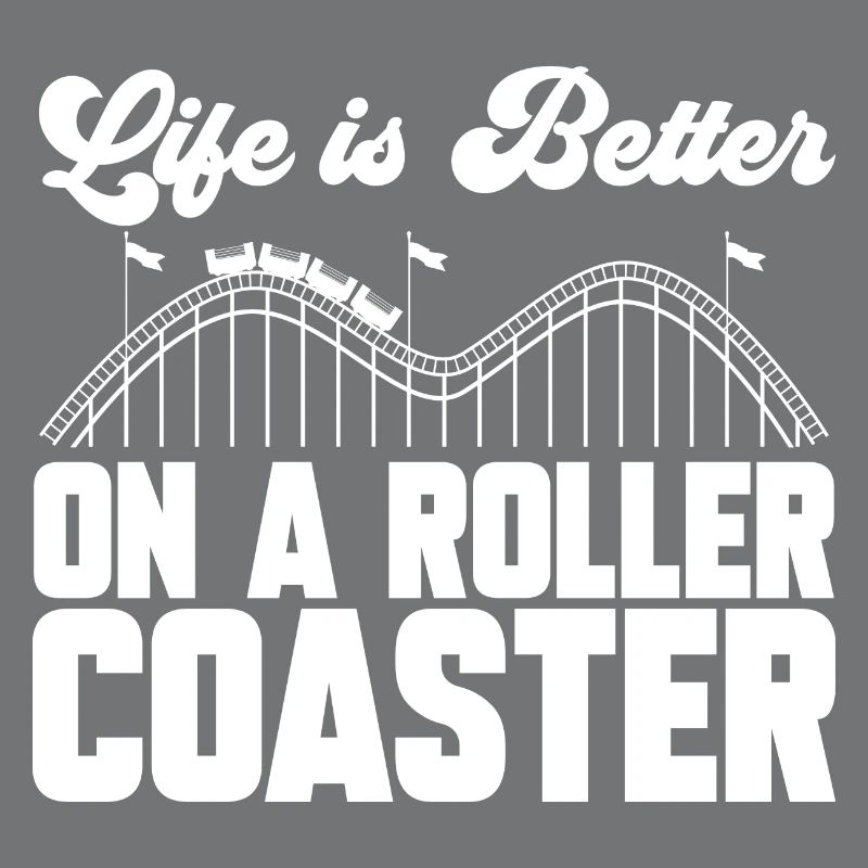 Achterbahn Rollercoaster Freizeitpark