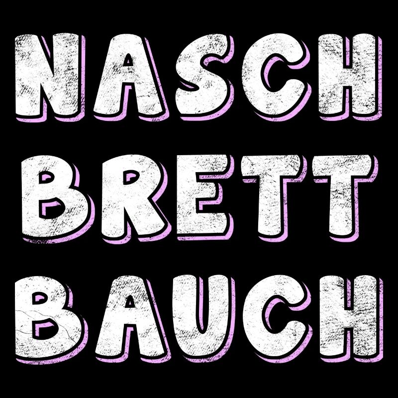 Naschbrettbauch, dicker Bauch, Naschkatze Geschenk