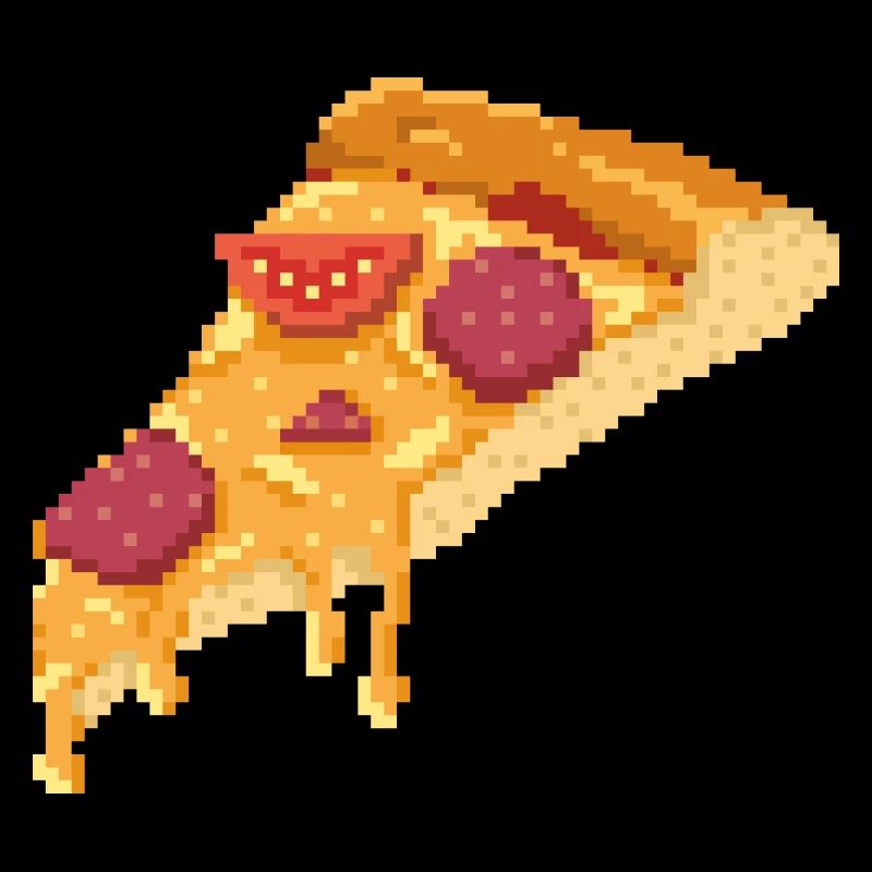 Retro Pixel Pizza