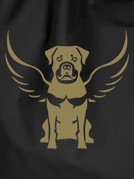 Rottweiler Angel Wing Silhouette