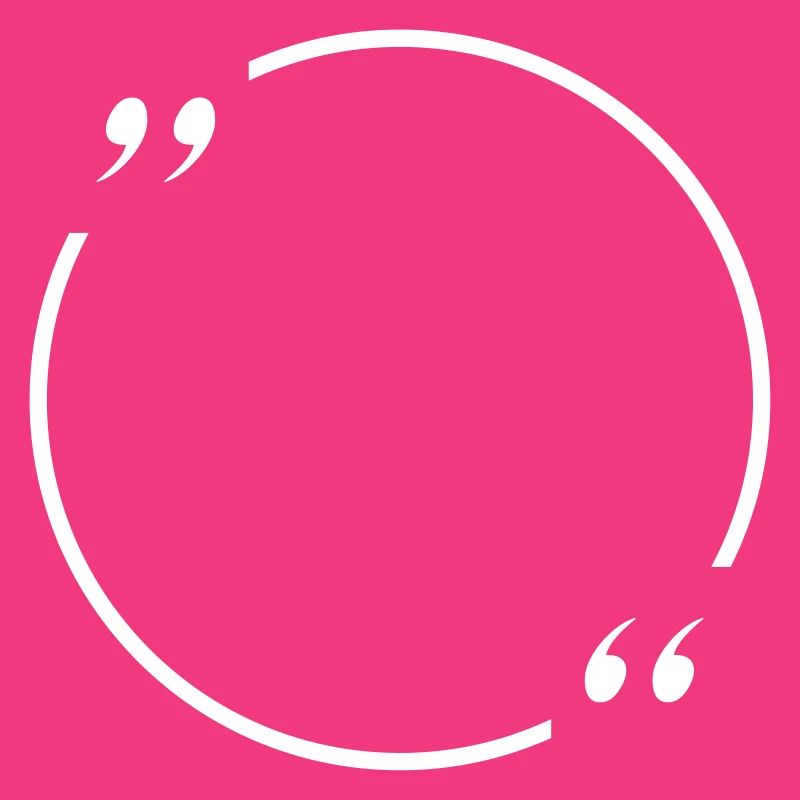round, graphic speech bubble