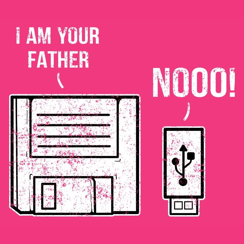 IT Programmierer Im Your Father Diskette