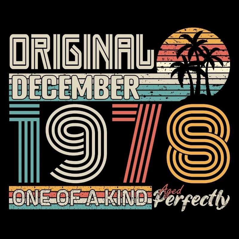 December 1978 Birthday December 1978 Gift