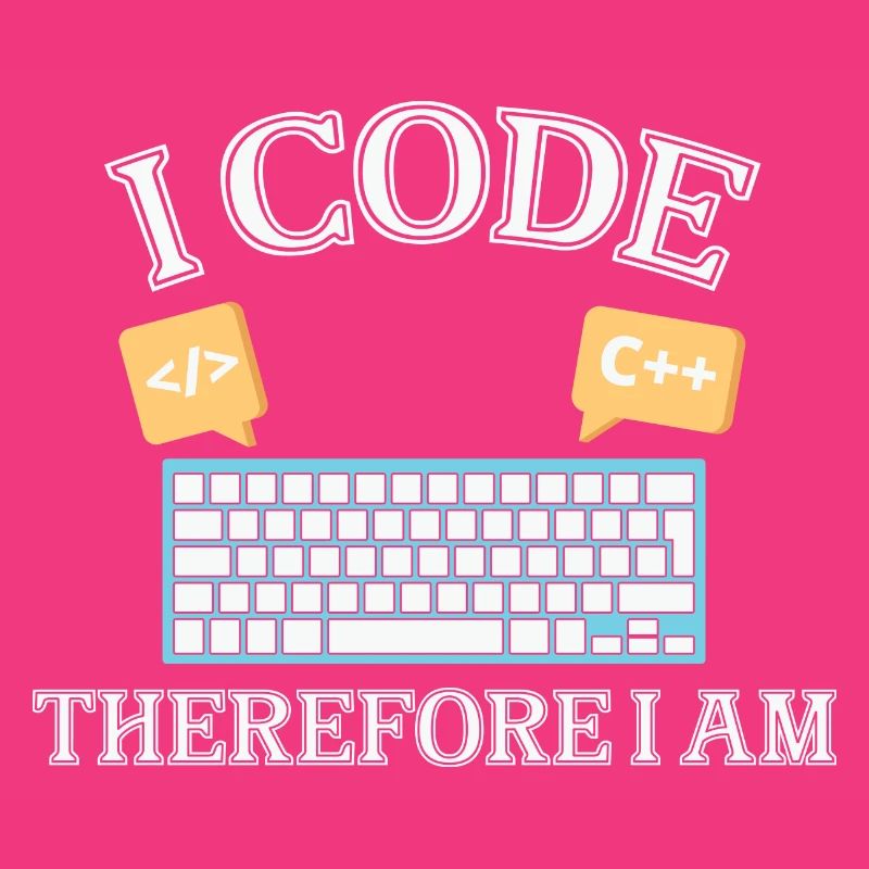 I code therefore i am Funny Programmer for Woman