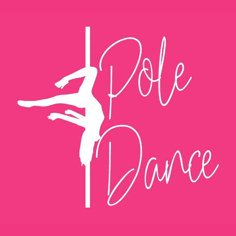Pole dance dancer on the pole