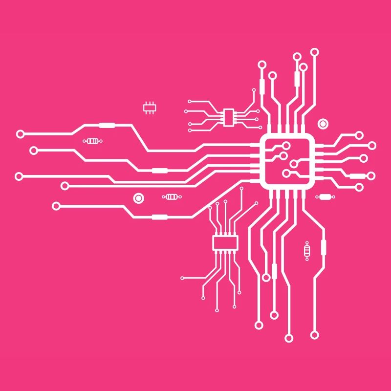 Computer CPU Heart - Funny Gift Computer Science