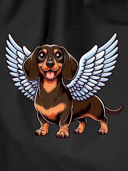 Dachshund Angel Celestial Wings