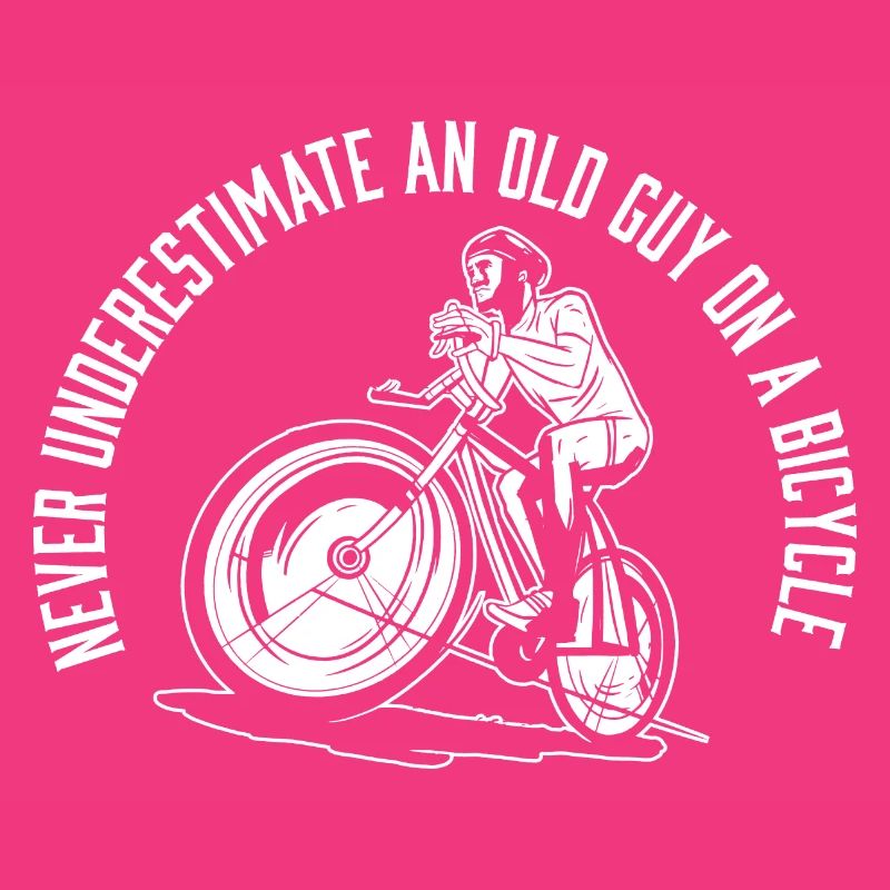 Never Underestimate An Old Guy on a Bicycle