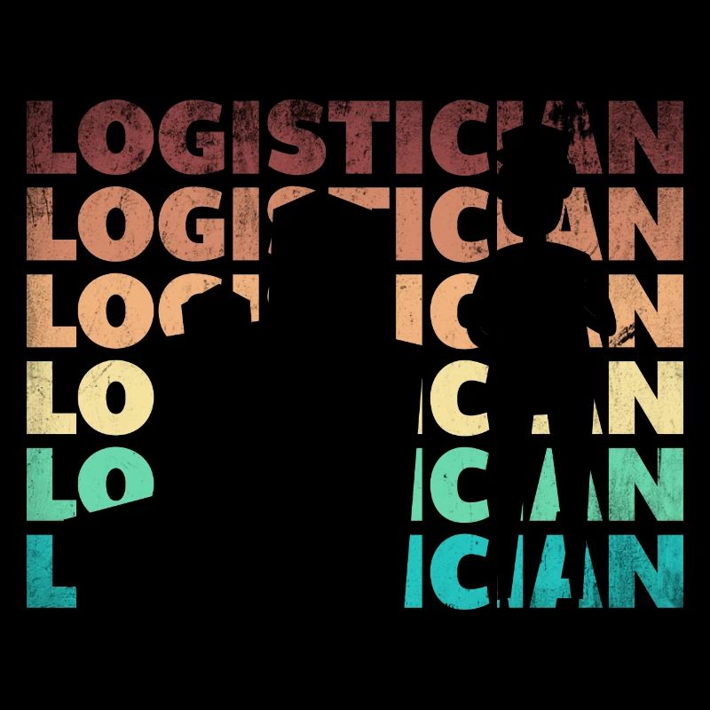 Logistics Logistician Silhouette
