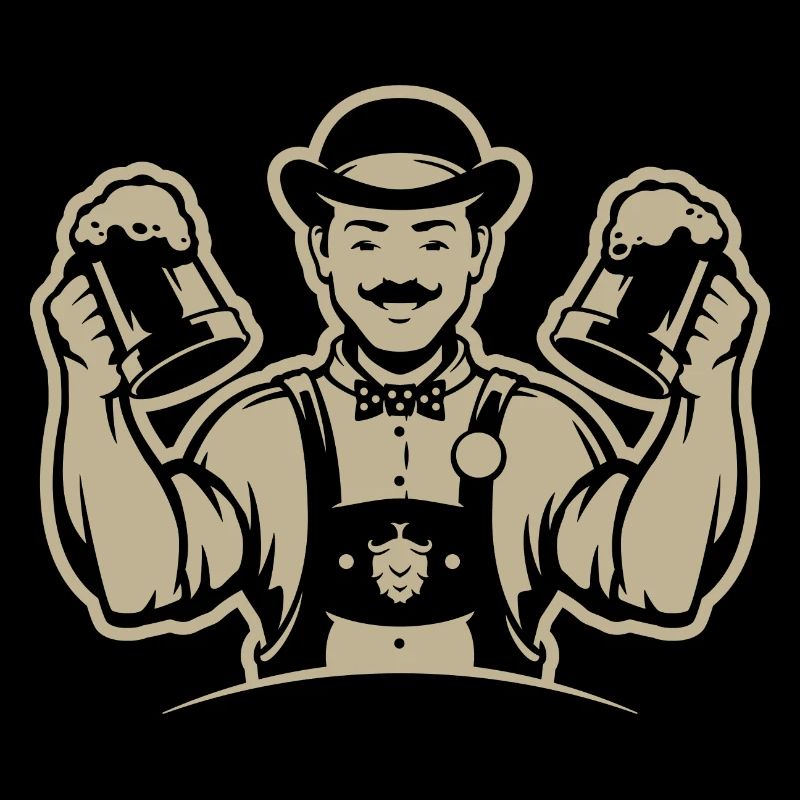 Bayer Bier Junge Bua Kellner