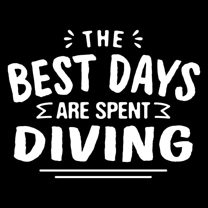 The Best Days Are Spent Diving Summer Diver