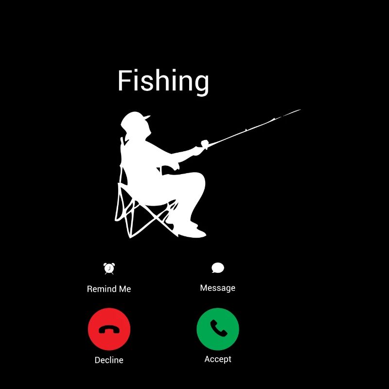 LE POISSON M’APPELER ! APPEL DE PÊCHE ! CHEMISE DE