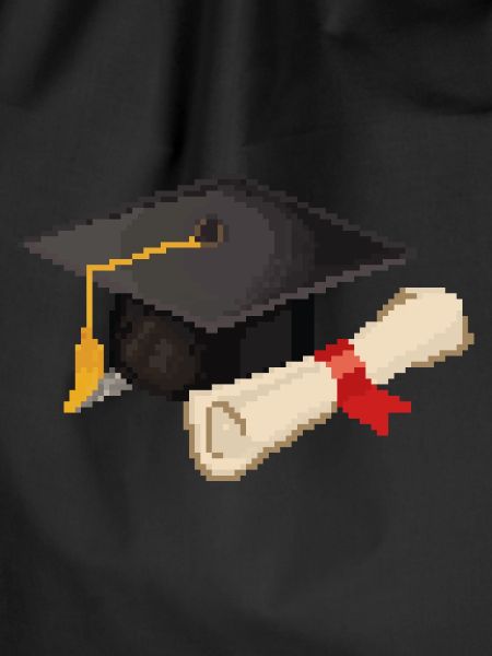 Retro Pixel Uni Degree